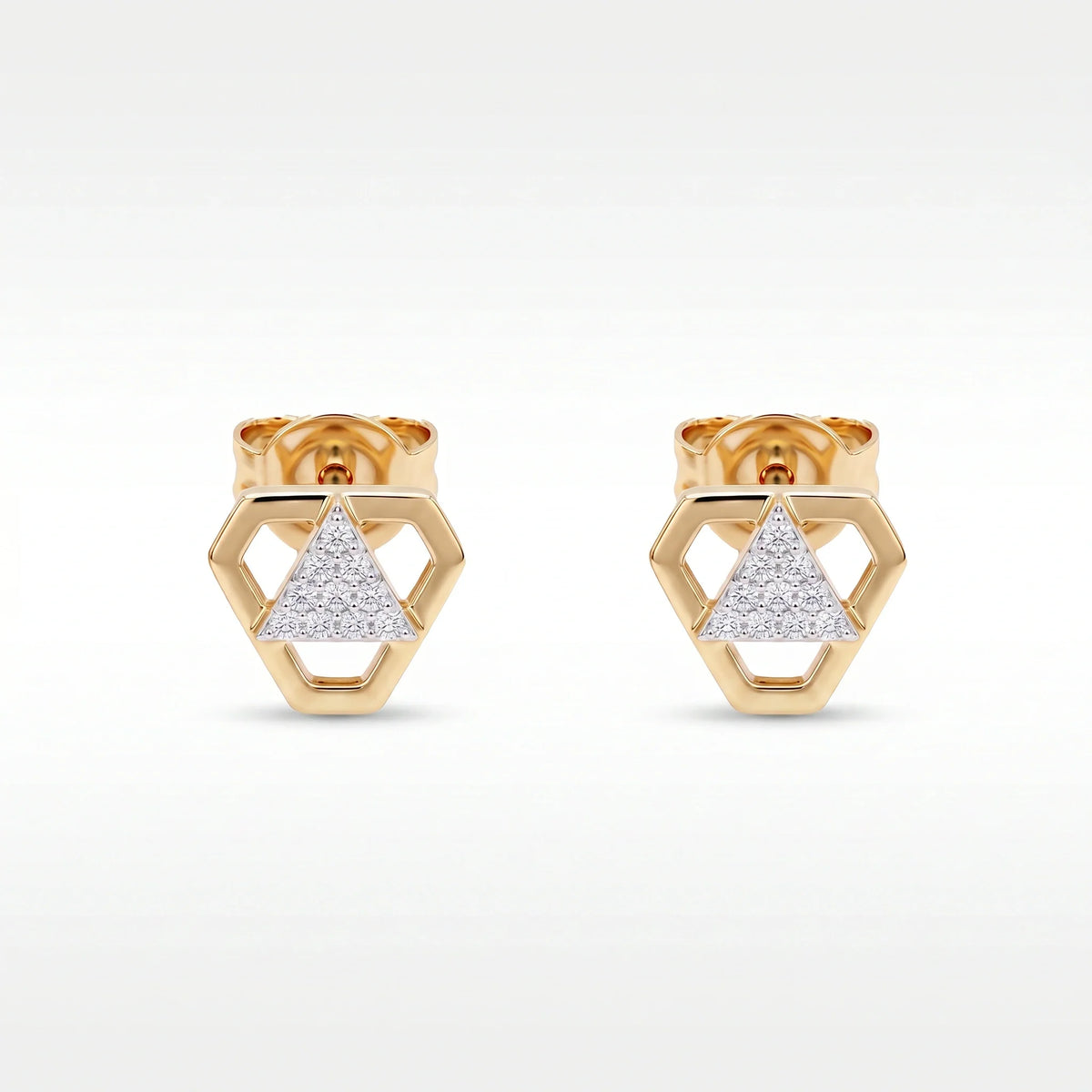 Golden Trinity Earrings
