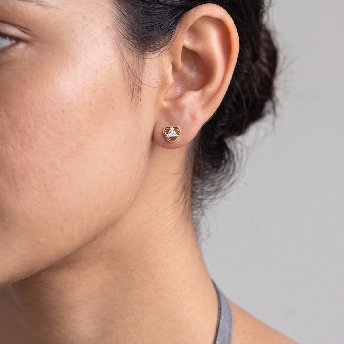 Golden Trinity Earrings