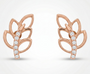 Gold Laurel Light Stud Earrings