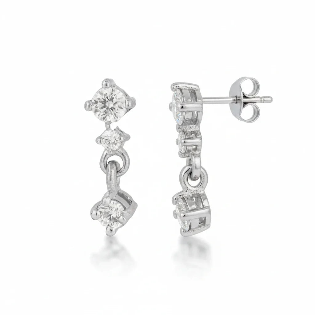 Dazzling Huggie Earrings