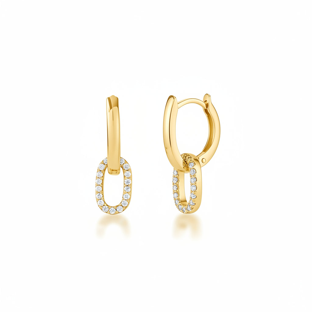 The Infinity Link Earrings
