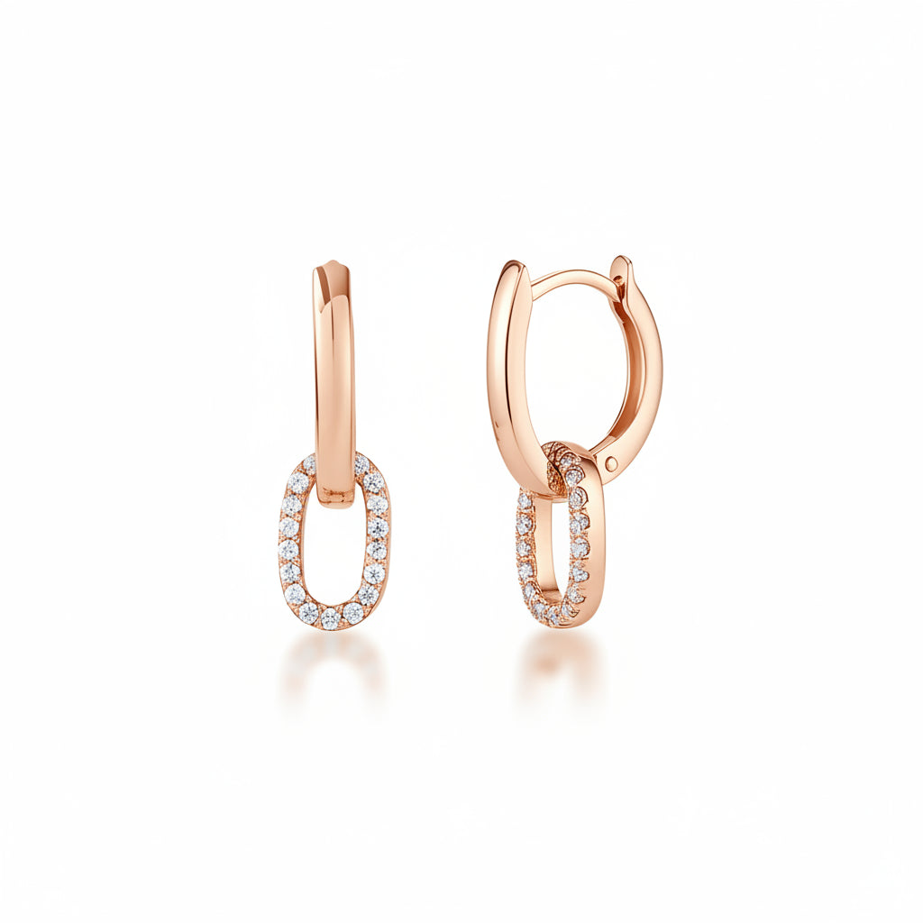 The Infinity Link Earrings