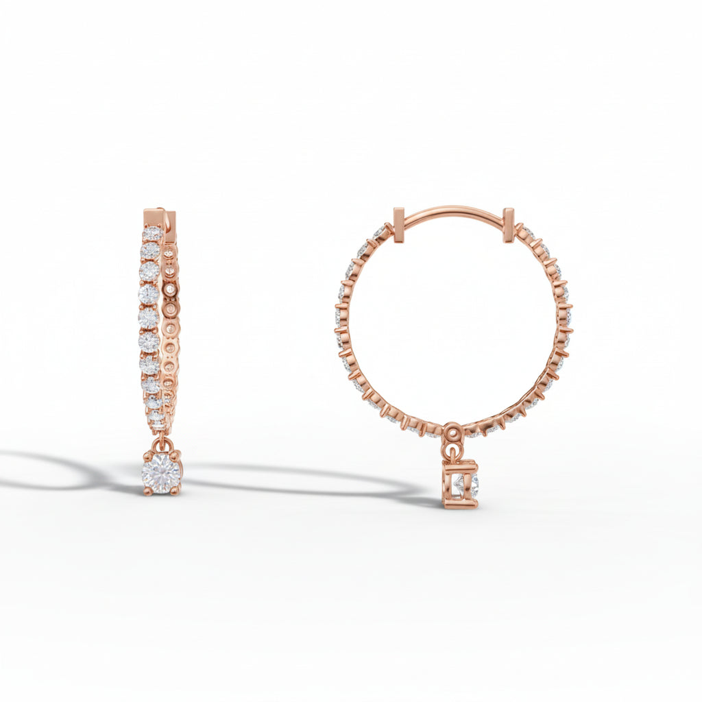 The Stellar Halo Drops earrings