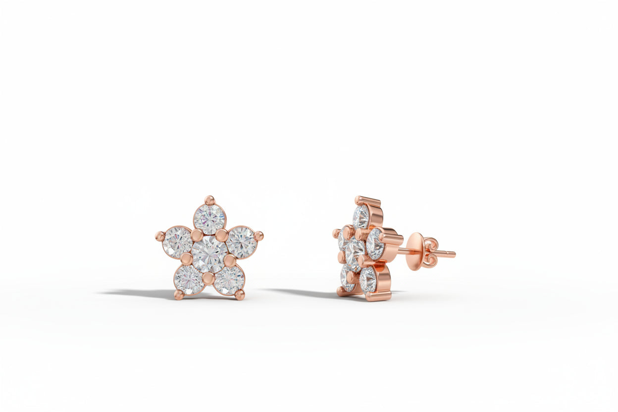 Flora Spark Stud Earrings