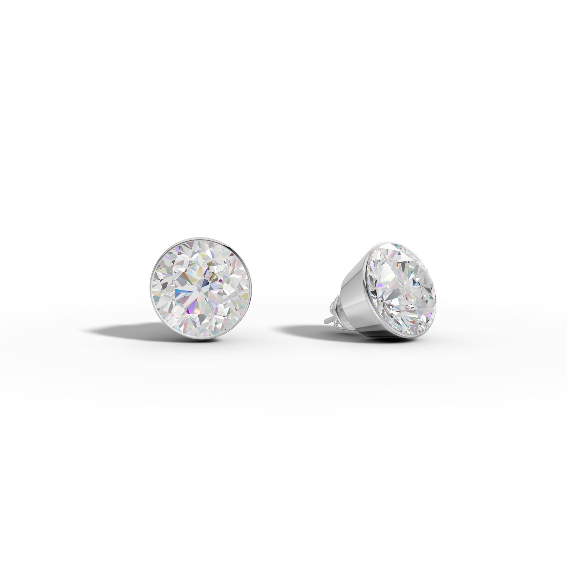 Bezelle Round Studs