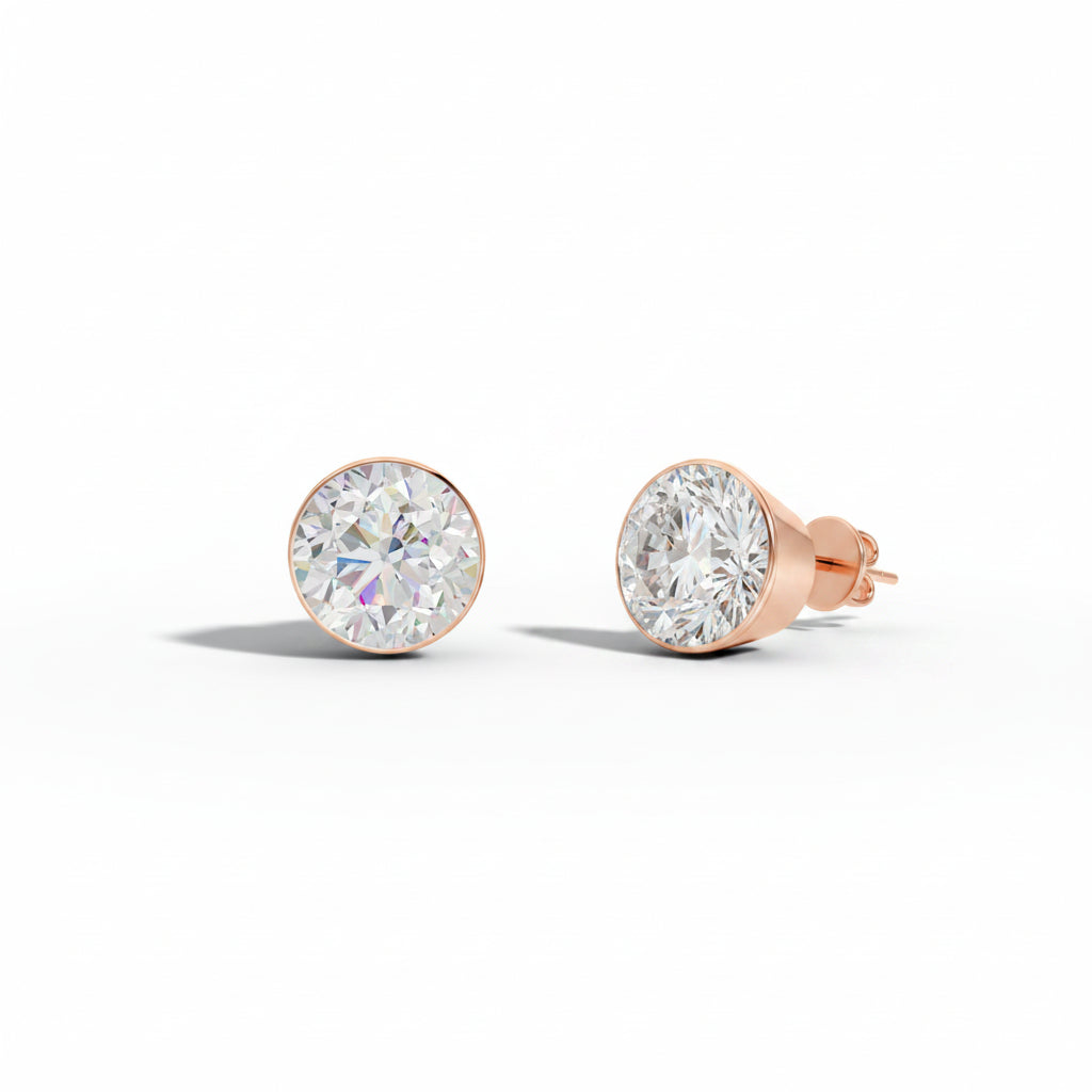 Bezelle Round Studs
