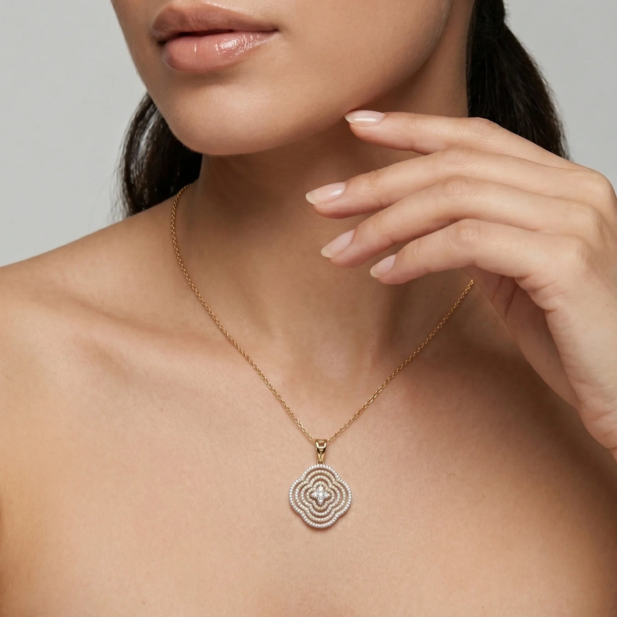 Gold Imperial Medallion Pendant