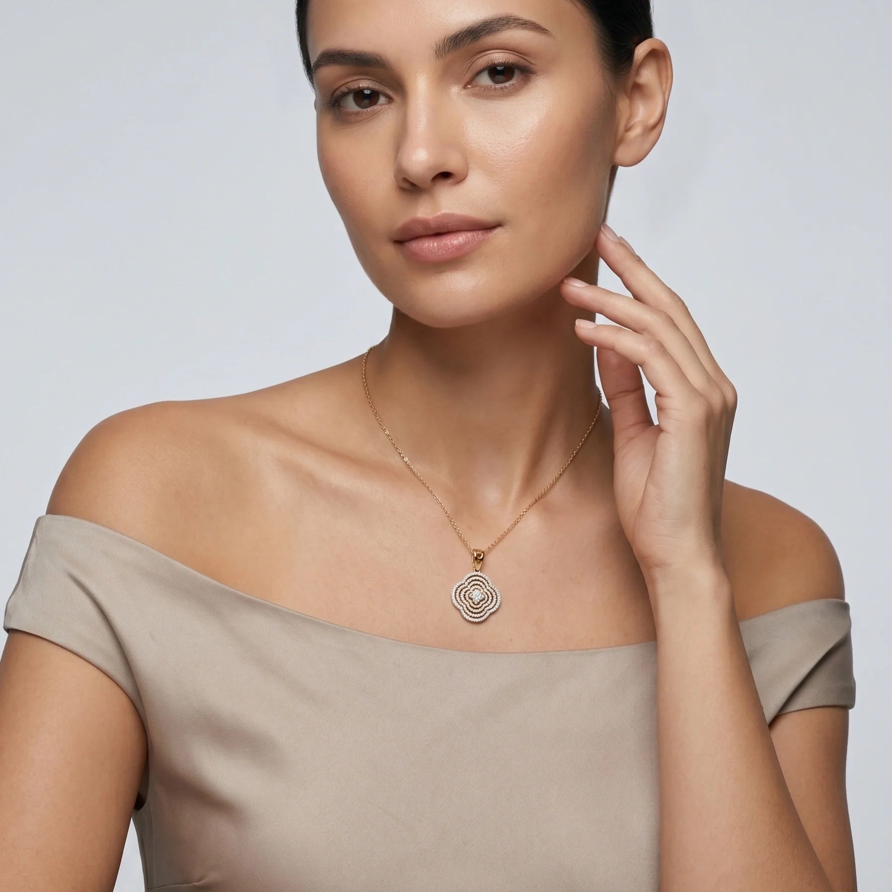 Gold Imperial Medallion Pendant
